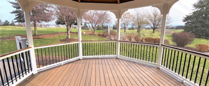 Havana gold composite decking