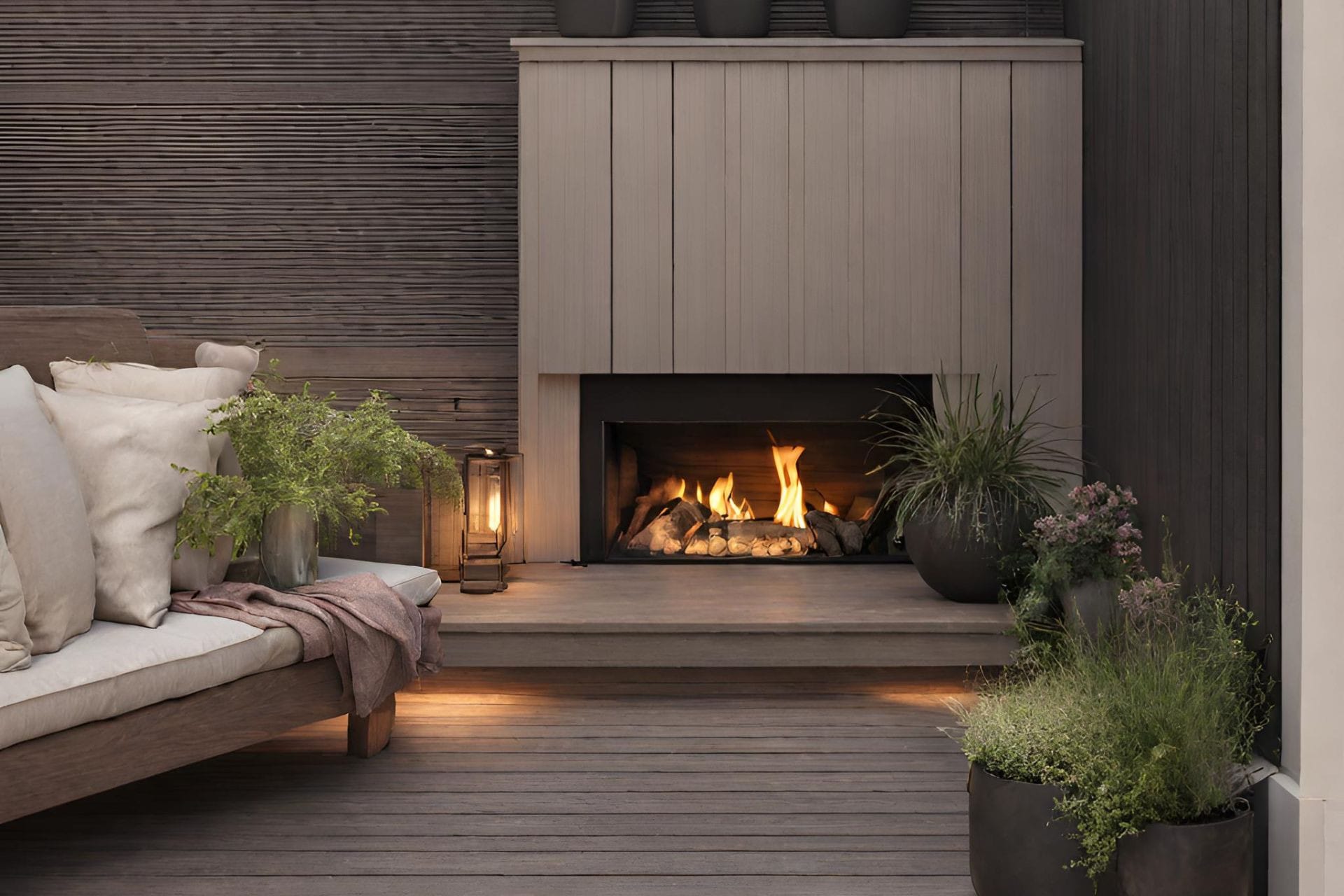 Decking Fireplace, Warner's Naperville