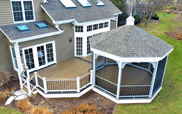 Gazebo-Style Covered Deck