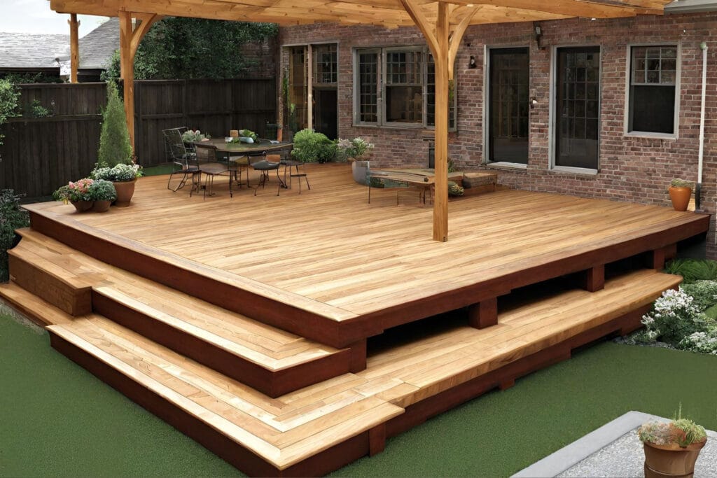 Gound Level Decking Ideas, Warner's Naperville