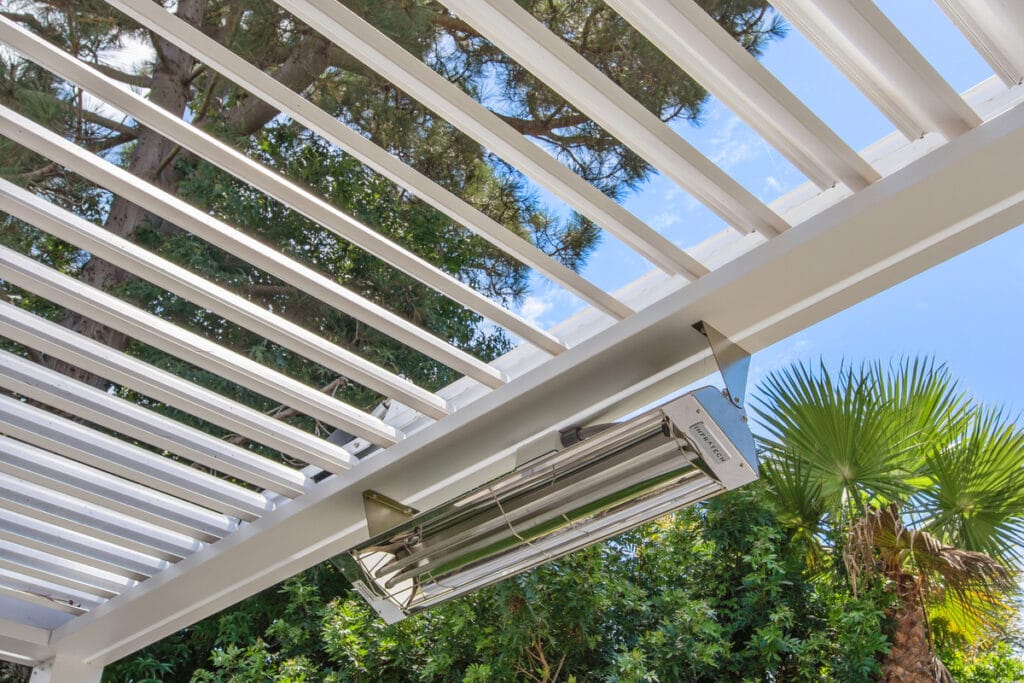 Heating & Cooling integrations for a pergola