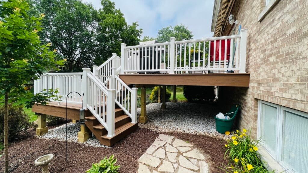 Raised Trex Decking Project