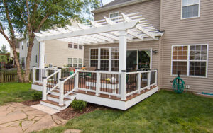 trex pergola attached