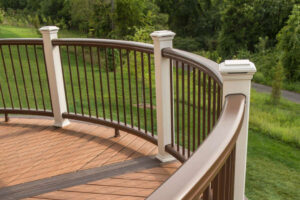 warners decking trex bending