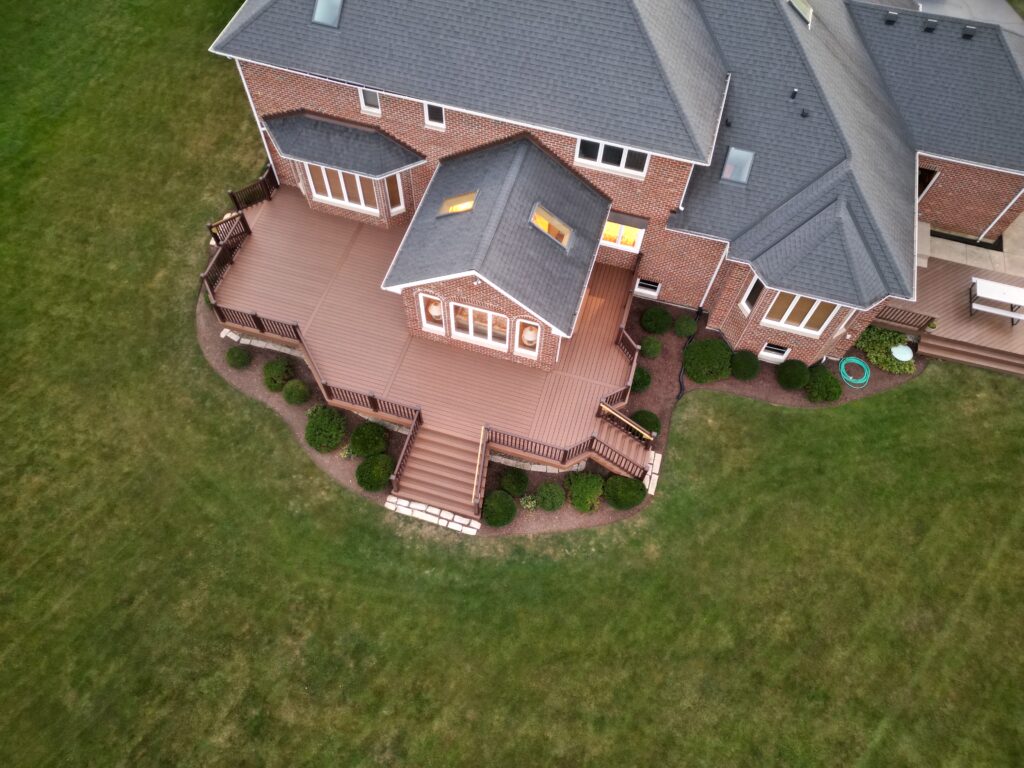 default composite deck installation