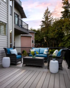 Professional Fiberon deck installation