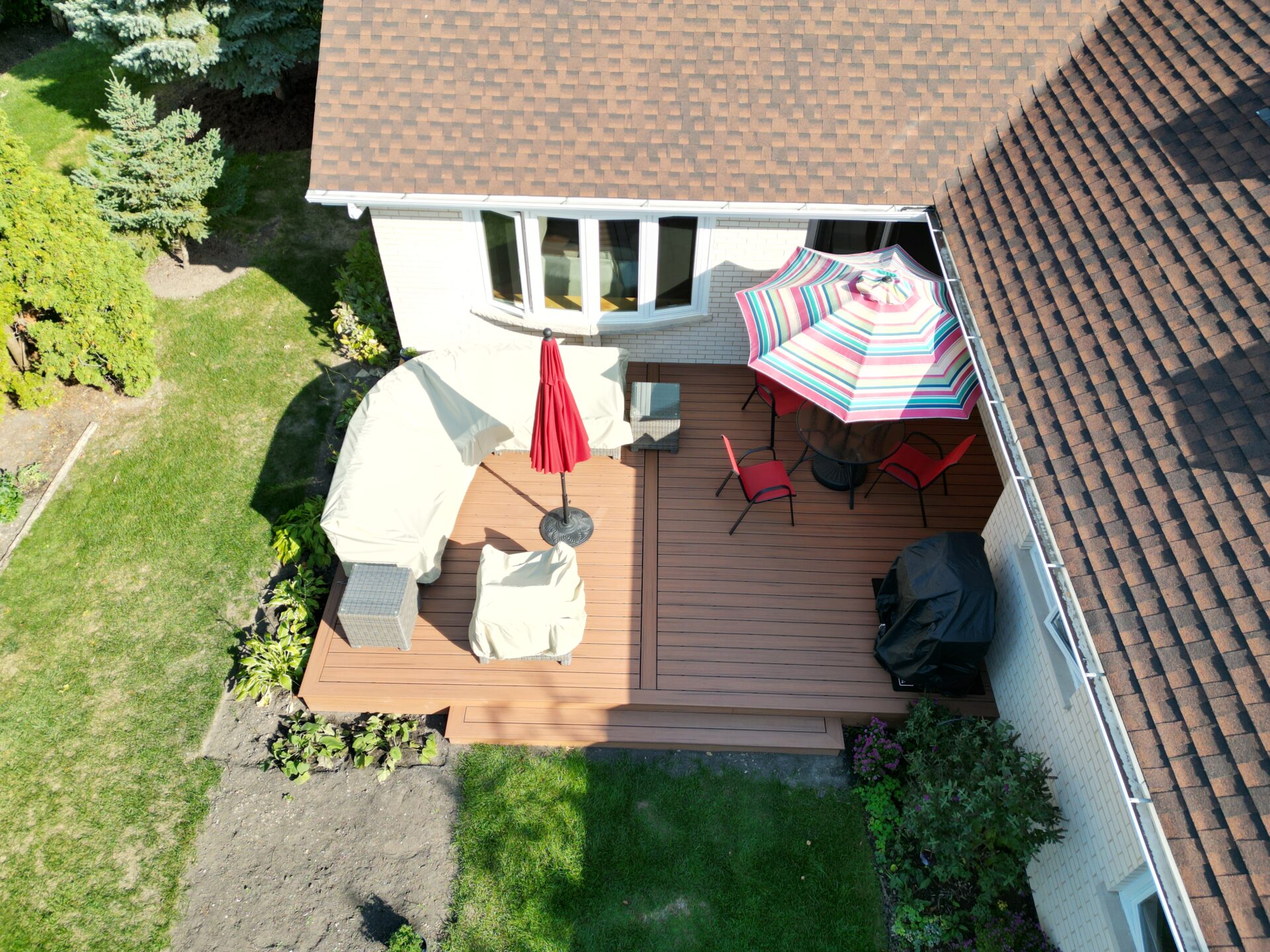 Custom residential composite deck