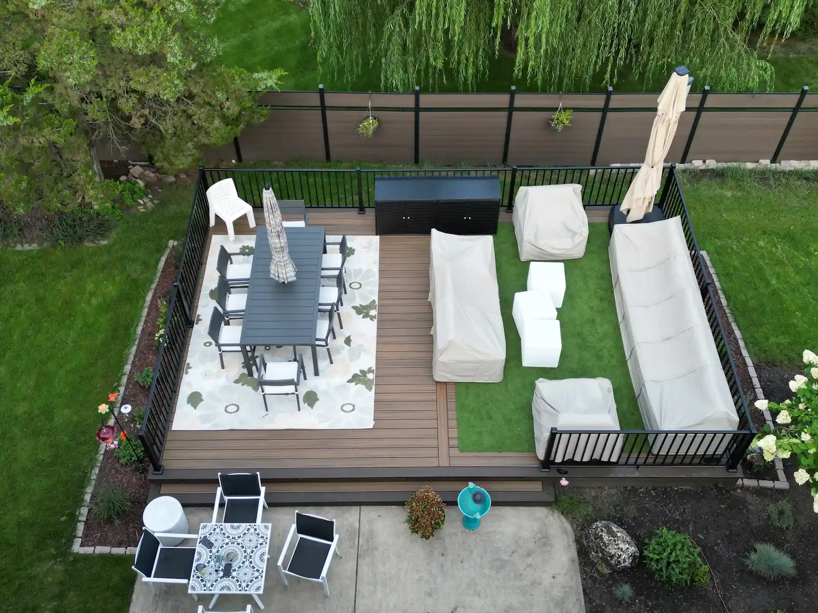 composite-deck-installation-downers-grove-il Trex composite deck installation in Downers Grove, IL