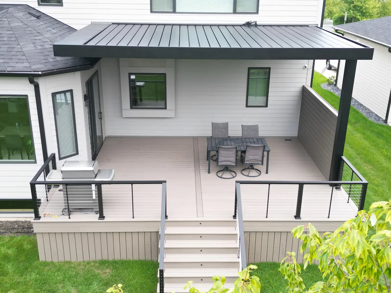 naperville-il-trex-transcend-deck-louvered-pergola naperville il trex transcend deck louvered pergola
